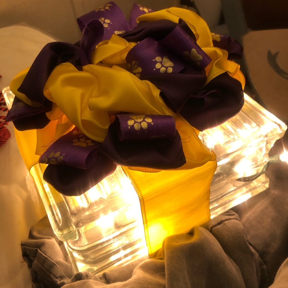 LSU Light Box Decoration
